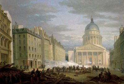 Assedio del Pantheon, 24 giugno 1848 da Nicolas Edward Gabe